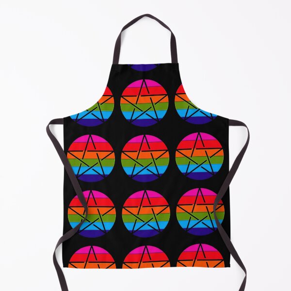 Item preview, Rainbow Pentagram - geometric star - pride designed and sold by Earth Nature Creations.