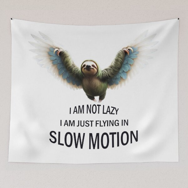 Item preview, Flying Sloth in Slow Motion designed and sold by HAFIZ-DP.