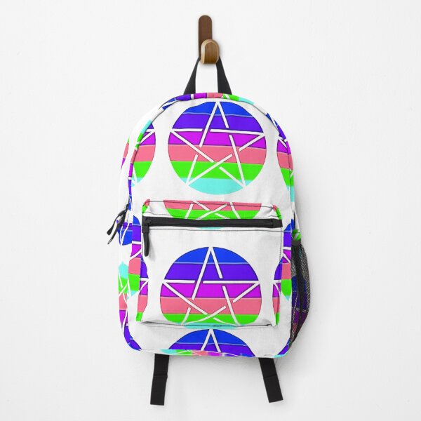 Item preview, Rainbow Pentagram - geometric star - pride designed and sold by Earth Nature Creations.