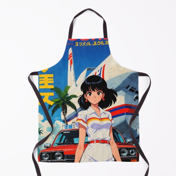 Item preview, Douala Cameroon Africa Retro Anime Girl 80s Vintage Travel designed and sold by Retro-Anime9.