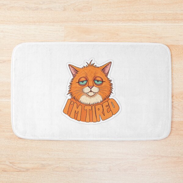 Item preview, Tired cat 2 designed and sold by skidds.