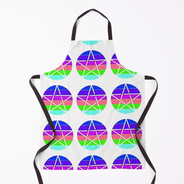 Item preview, Rainbow Pentagram - geometric star - pride designed and sold by Earth Nature Creations.