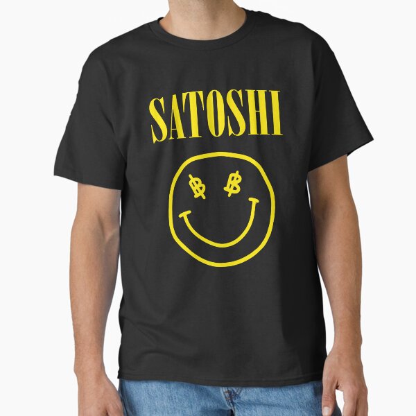 Item preview, Satoshi Bitcoin Smiley face designed and sold by polygrafix.