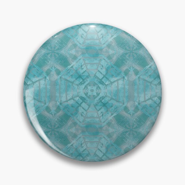 Item preview, Chinese Medallion V4 - Aqua designed and sold by Carina Parry Studios.
