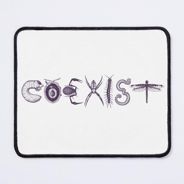 Item preview, Coexist with Bugs - Fully Transparent designed and sold by Wootzel.