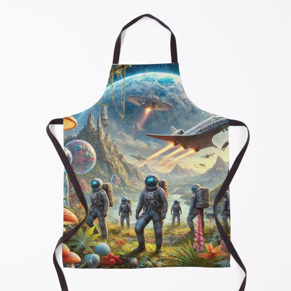 Item preview, Prehistoric Planet Alien Astronaut Time Travelers  designed and sold by WyckedLynn.
