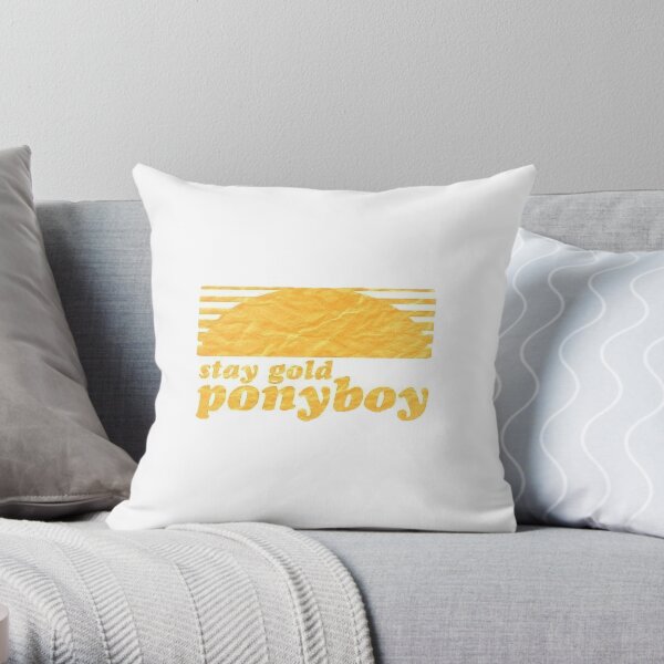Stay Gold, Ponyboy Throw Pillow