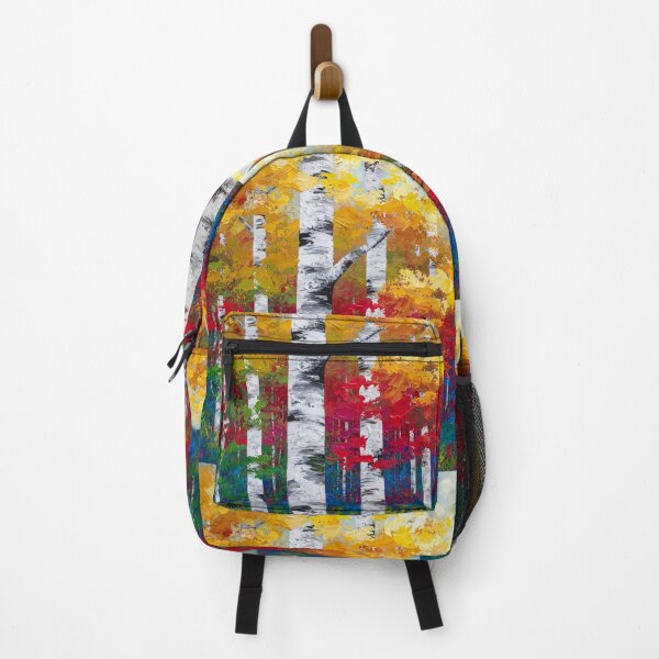 Item preview, 'Autumn Everlast' Aspen Birch Tree Landscape Painting designed and sold by MELISSA MCKINNON.
