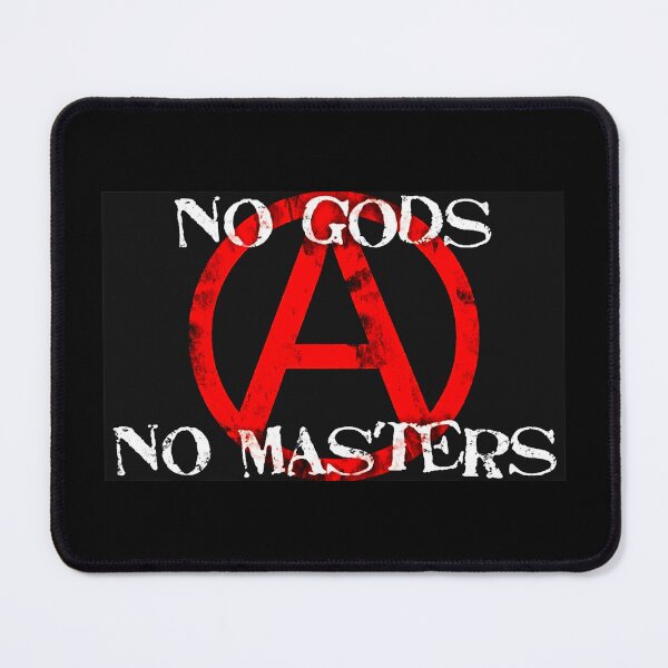 Item preview, Anarchy No Gods No Masters - Print designed and sold by Earth Nature Creations.
