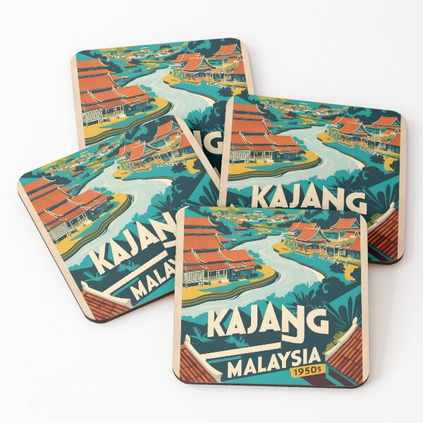 Item preview, Kajang Malaysia Vintage Travel Tourism designed and sold by TravelersGems.