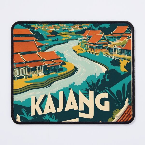 Item preview, Kajang Malaysia Vintage Travel Tourism designed and sold by TravelersGems.