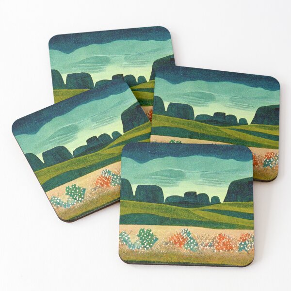 Item preview, Enchanted Vistas: A Colorful Journey Through Stylized Landscapes designed and sold by willmmcintosh.