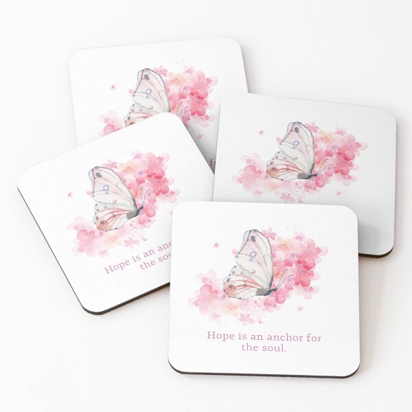 Item preview, Watercolor Butterfly | Positive Affirmations for Women | Hope Gift | Inspirational Gift | Handmade Design | Perfect for Tea or Coffee designed and sold by InHisImageGifts.