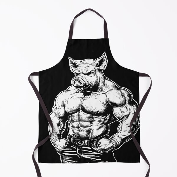 Item preview, Muscle Pig Man Gay Queer LGBT Leather Bar Club designed and sold by TheHauntedDisco.
