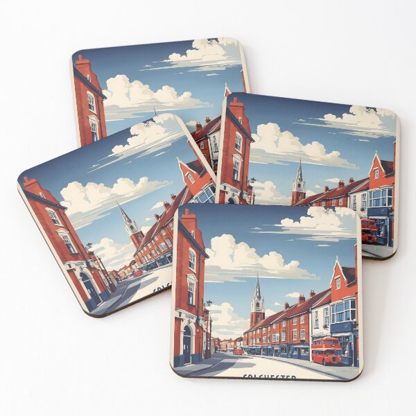 Item preview, Colchester United Kingdom Vintage Travel Tourism  designed and sold by TravelersGems.