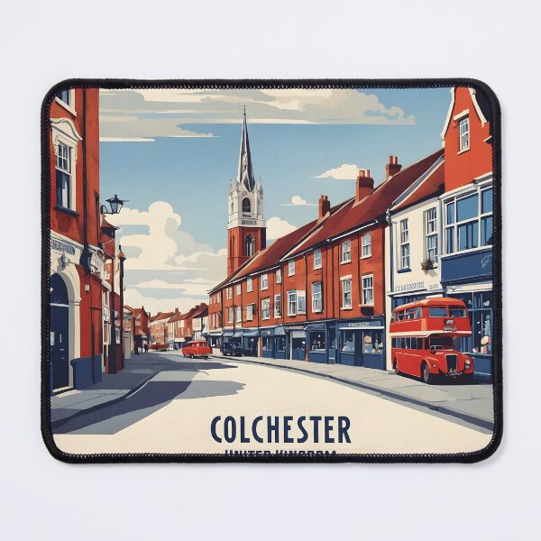 Item preview, Colchester United Kingdom Vintage Travel Tourism  designed and sold by TravelersGems.