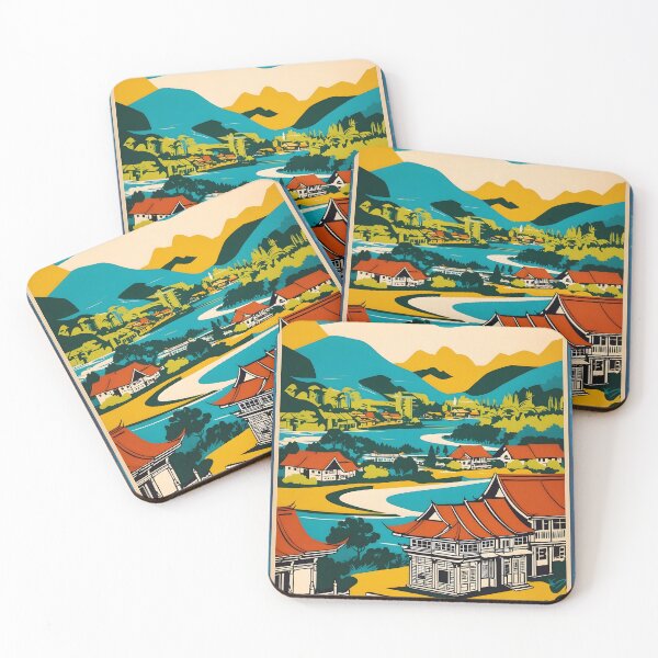Item preview, Kajang Malaysia Vintage Travel Tourism designed and sold by TravelersGems.