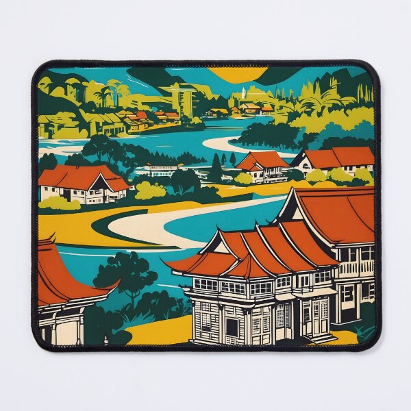 Item preview, Kajang Malaysia Vintage Travel Tourism designed and sold by TravelersGems.