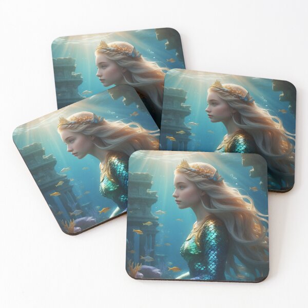 Item preview, Mermaid in Atlantis designed and sold by ACuriousshoppe.