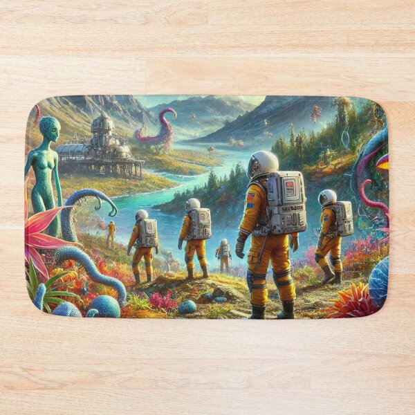 Item preview, Alien Astronaut Time Travelers  designed and sold by WyckedLynn.
