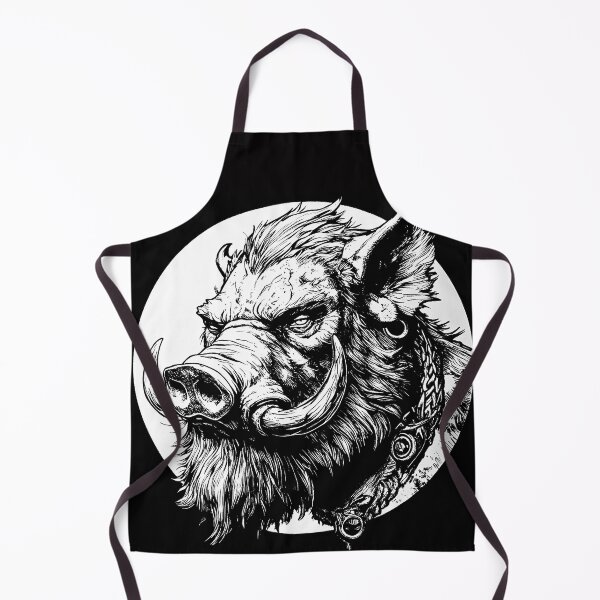 Item preview, Wart Hog Pig Man Gay Leather BDSM Kink Punk Piggy Pride designed and sold by TheHauntedDisco.