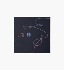 bts love yourself tear fake love Art Board