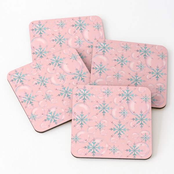 Item preview, Blue snowflakes and bubbles designed and sold by Topmel.