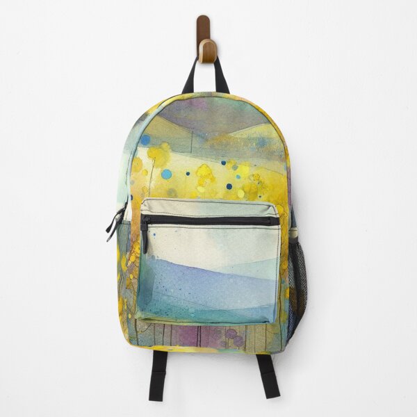 Item preview, Whimsical illustration of Purple House amidst Rapeseed Flowers designed and sold by Beyondnote-Art.