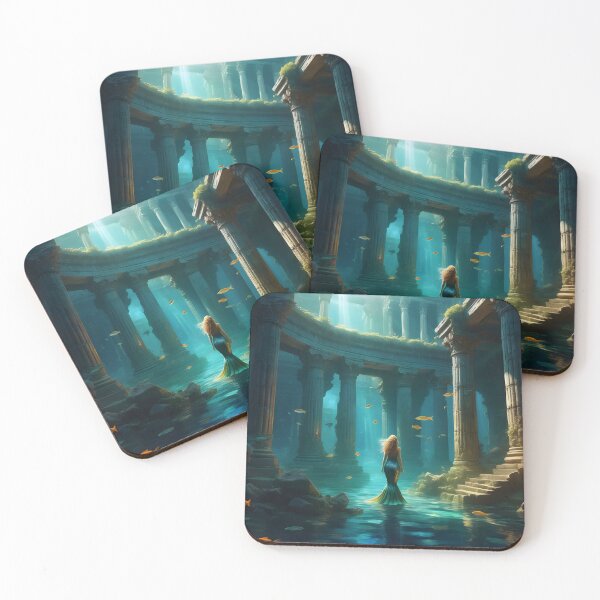 Item preview, Mermaid in Atlantis designed and sold by ACuriousshoppe.