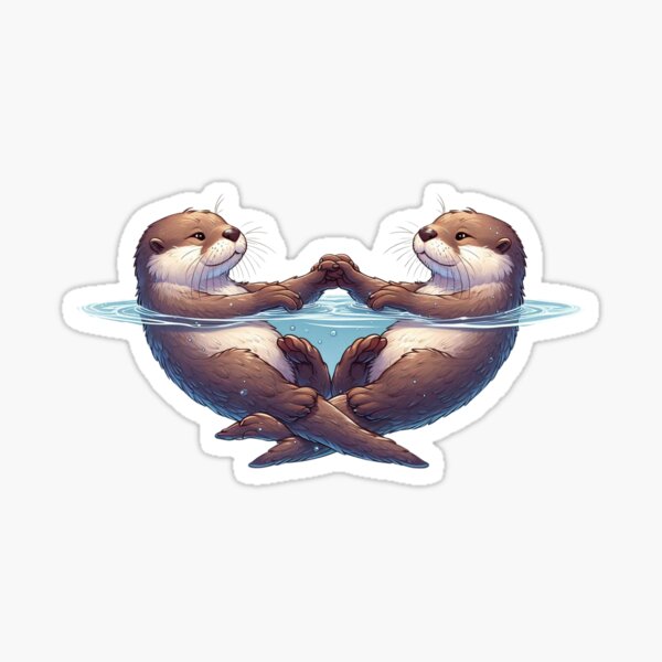 Artikel-Vorschau von Bedeutende Otter Otter halten Hände, designt und verkauft von Pe-peach.