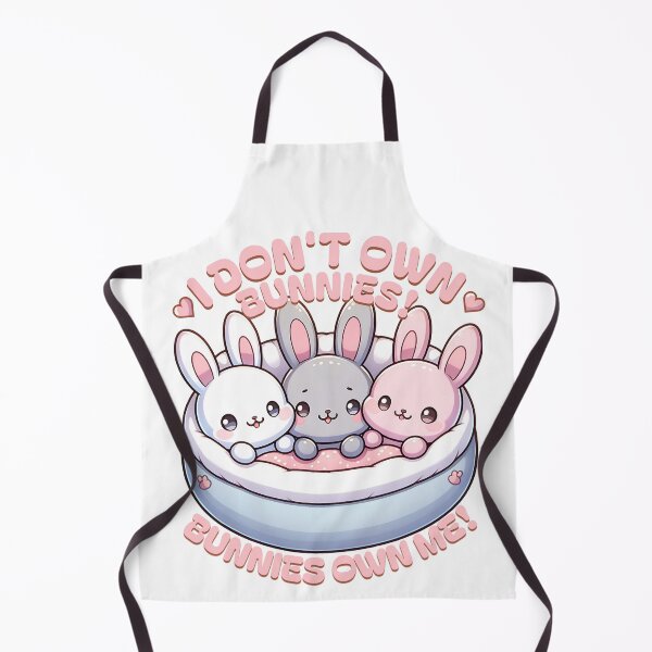 Item preview, I don't own bunnies, Bunnies own me! designed and sold by Eksama Design.