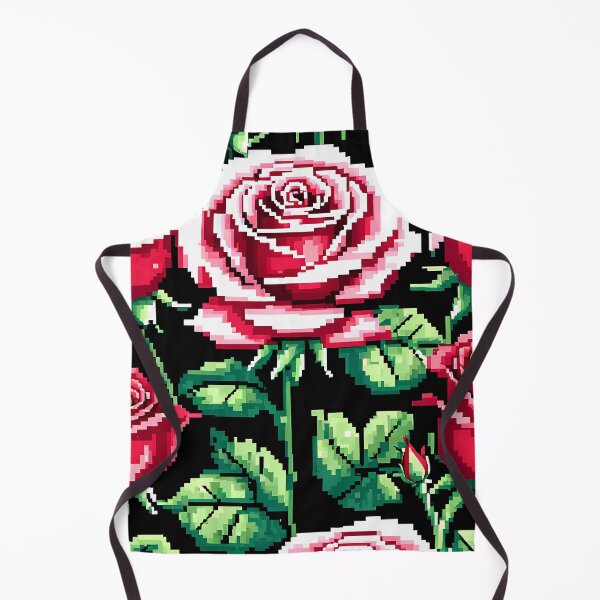 Item preview, Pixelated roses design #2 designed and sold by Domo-Design.