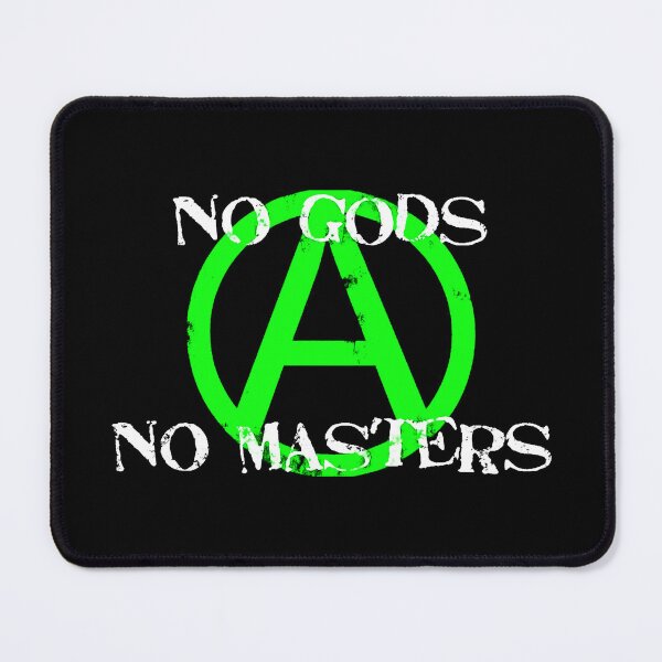 Item preview, Green Anarchy No Gods No Masters - Print designed and sold by Earth Nature Creations.