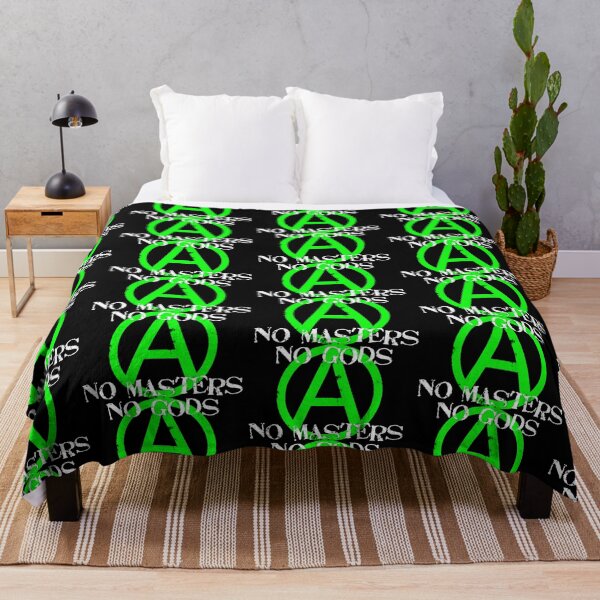 Item preview, Green Anarchy No Gods No Masters - Print designed and sold by Earth Nature Creations.