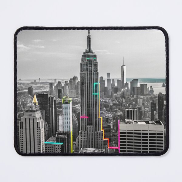 Item preview, Neon Skyline2: A Modern Twist on Iconic Architecture designed and sold by fc2c.