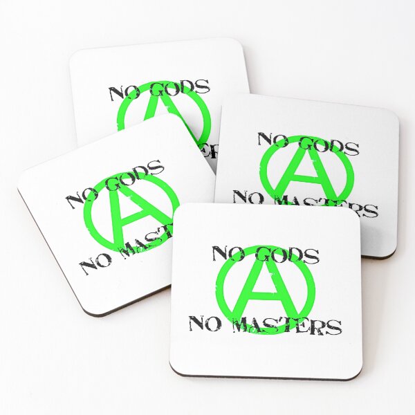 Item preview, Green Anarchy No Gods No Masters - Print designed and sold by Earth Nature Creations.