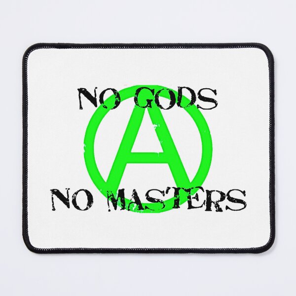 Item preview, Green Anarchy No Gods No Masters - Print designed and sold by Earth Nature Creations.