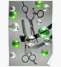 Shear Texture Lime Poster