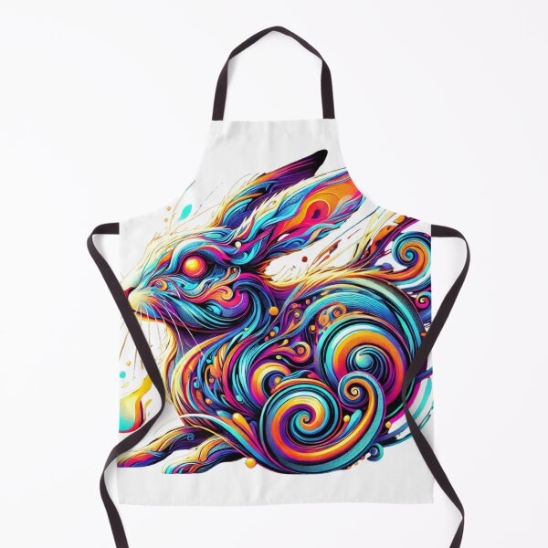 Item preview, Neon Swirl Rabbit designed and sold by becauseturkey.