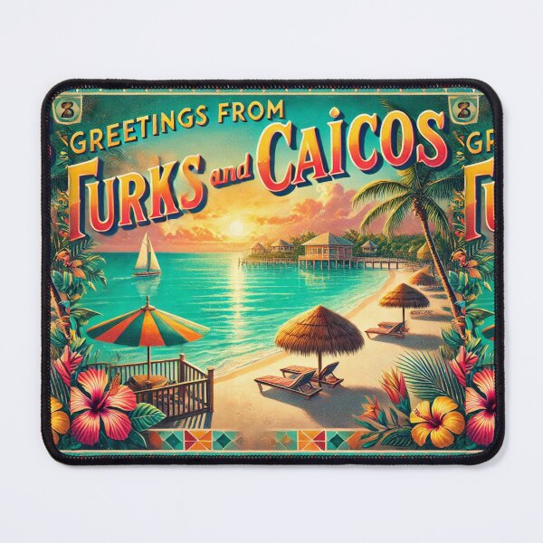 Item preview, Greetings from Turks and Caicos - Tropical Paradise Awaits Destination Postcard Series designed and sold by Meta2Physical.
