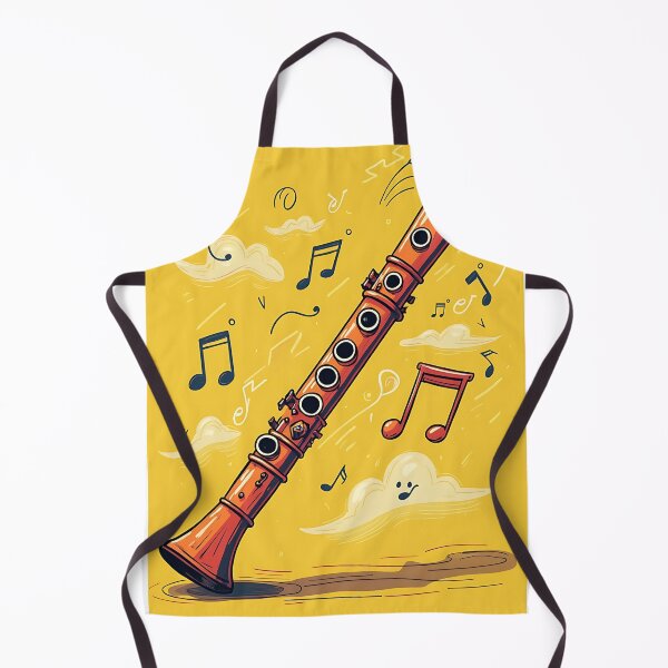 Item preview, Elegant Flute Melody Yellow Minimalist Art designed and sold by RadDeck.