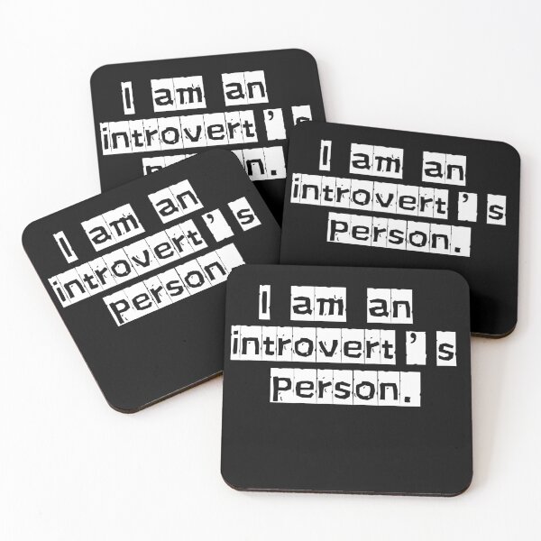 Item preview, I am an Introvert's person. Type out style designed and sold by InsanelyD.