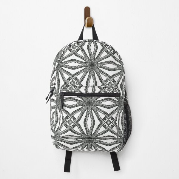 Item preview, Black Interlocking Circle Pattern in Vintage Style designed and sold by DelynCreates.