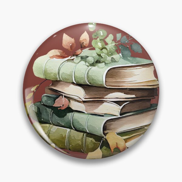 Item preview, Stack of Books with Foliage designed and sold by CMB-Editing.