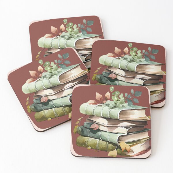 Item preview, Stack of Books with Foliage designed and sold by CMB-Editing.