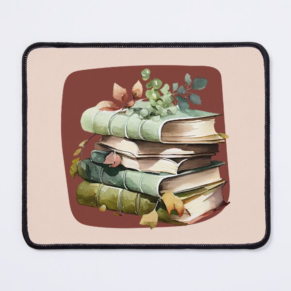 Item preview, Stack of Books with Foliage designed and sold by CMB-Editing.