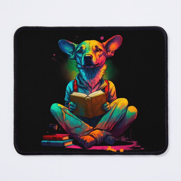 Item preview, Labrador dog reading books designed and sold by Furrifico.