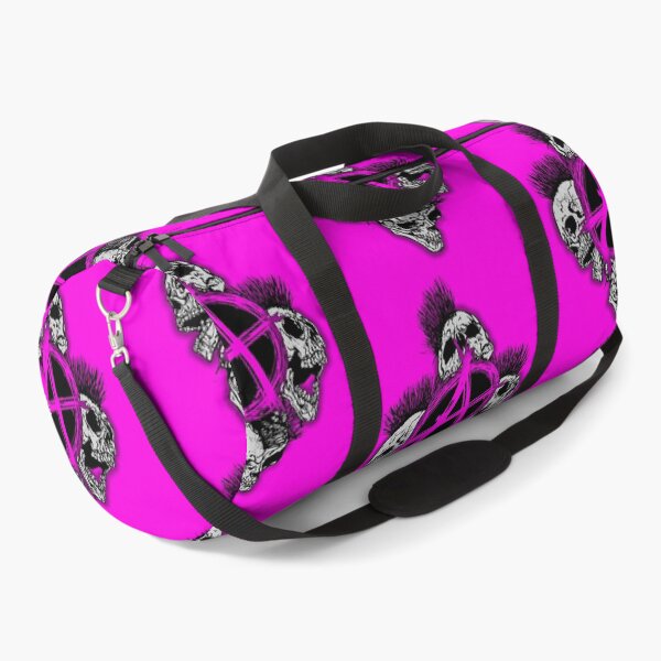 Item preview, Pink Anarchy Skull with Mohawk - Print designed and sold by Earth Nature Creations.