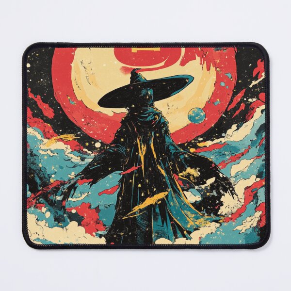 Item preview, African American Witch Summoning Magical Comets 呪文の流星 designed and sold by PrintsByFrank.