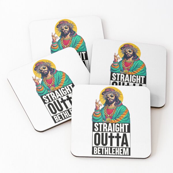 Item preview, Straight Outta Bethlehem; Jesus Christus; Street Style designed and sold by StickerApe.